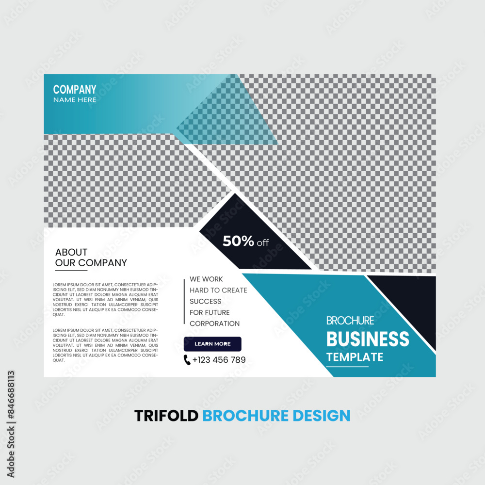 Naklejka premium business banner template