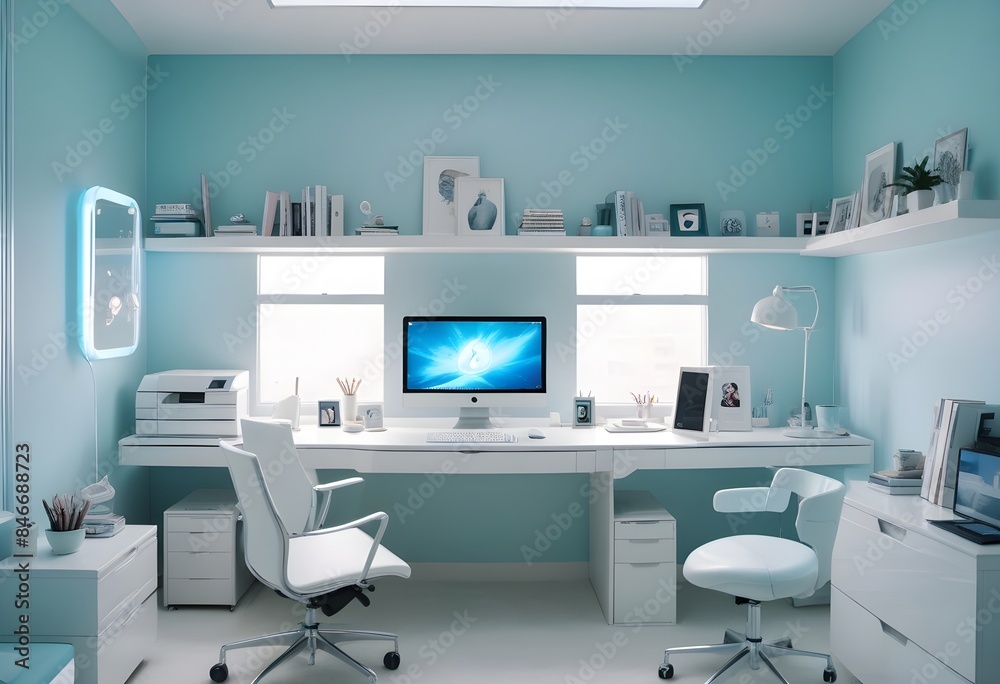 minimalist interior design style futuristic home office sleek furniture state of the art technology minimalist interior design style futuristic home office sleek furniture state of the art technology