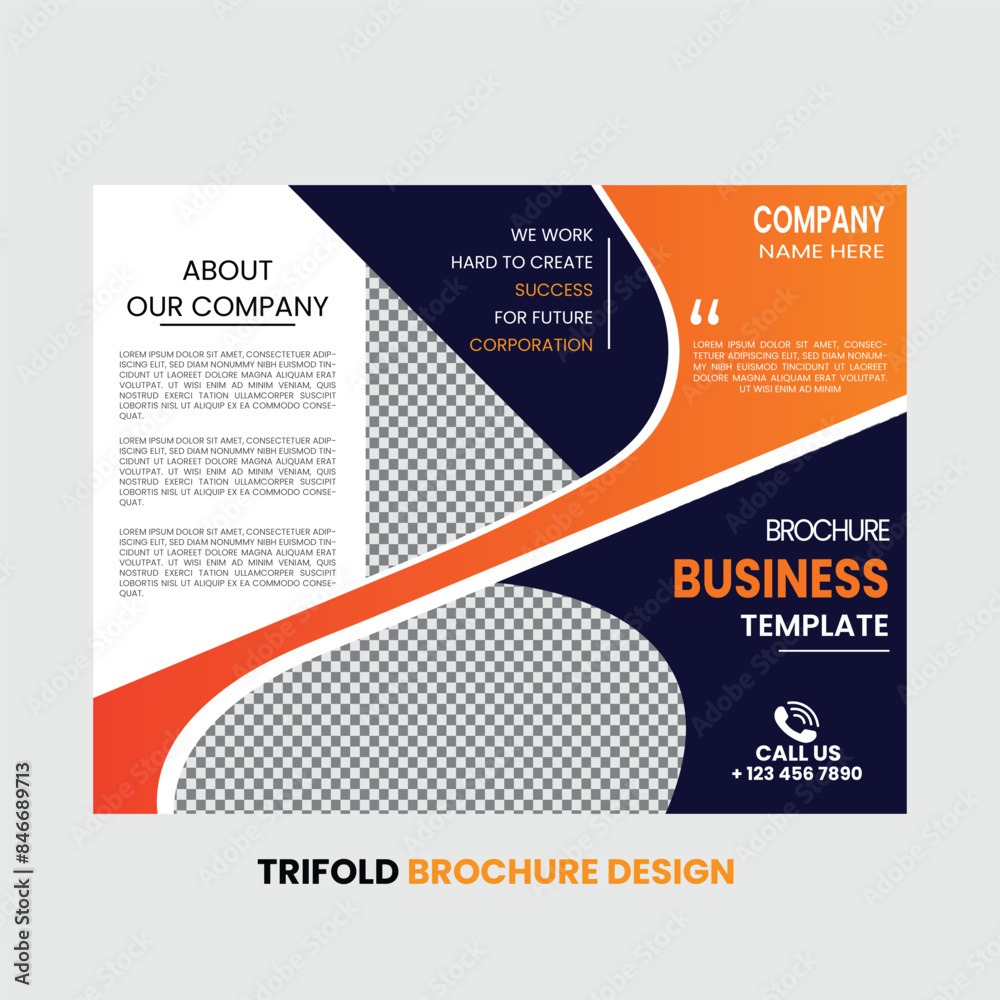 Naklejka premium business banner template