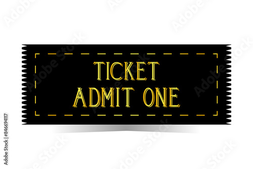 Golden vip admit one ticket