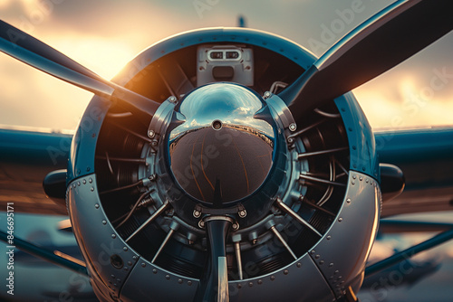 up close shot of aircraft