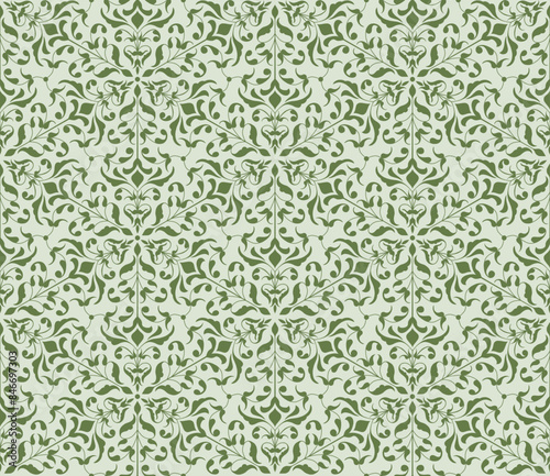 Seamless background with Floral pattern ornament