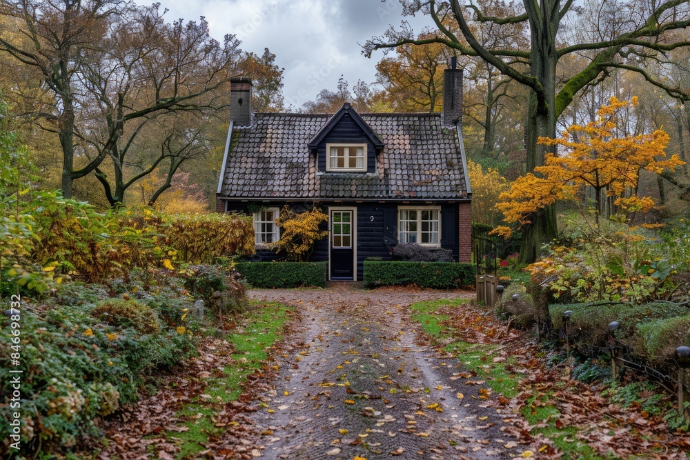A small villa in the forest A small villa in the forest