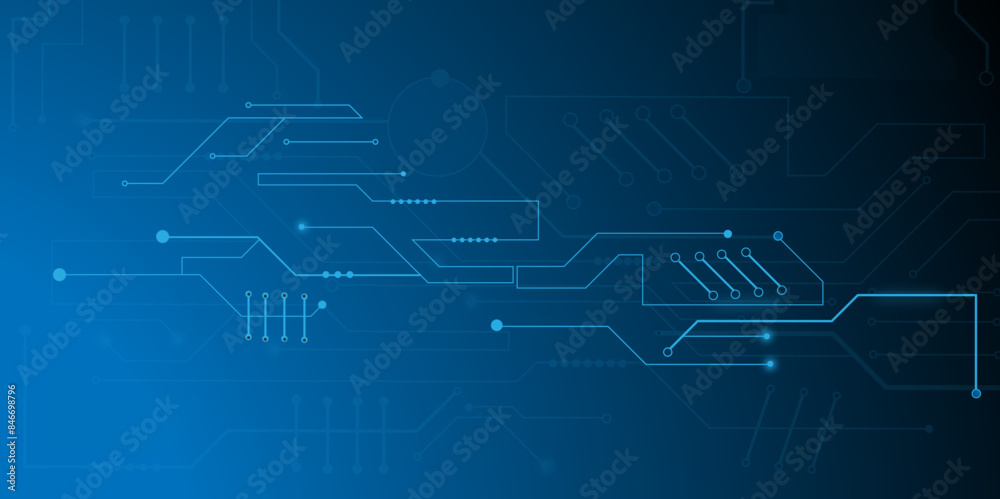 Obraz premium Abstract dots and lines for futuristic world data network concept background. Communication technology and big data visualization. Global network