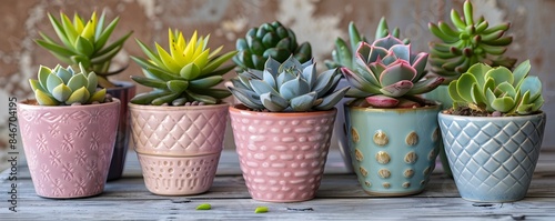 Pastel Succulent Arrangemen...