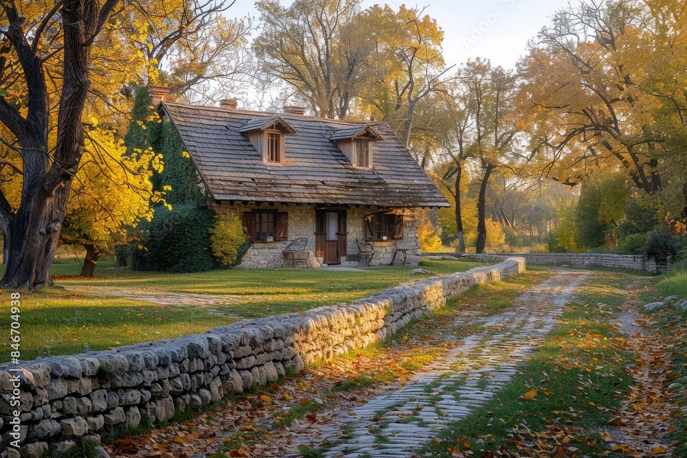 A small villa in the forest