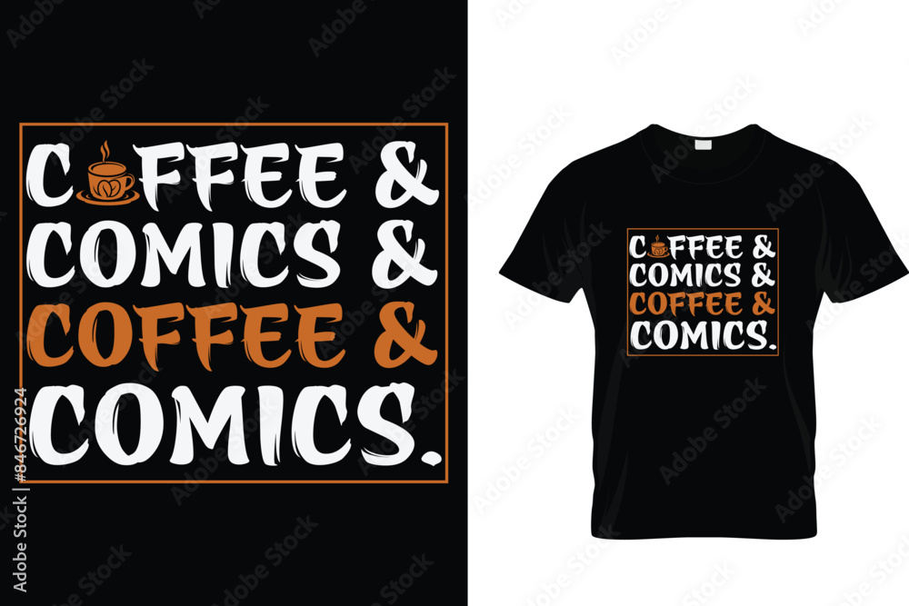 Coffee & comics & coffee & comics - Coffee Lover T-Shirt Coffee & comics & coffee & comics - Coffee Lover T-Shirt