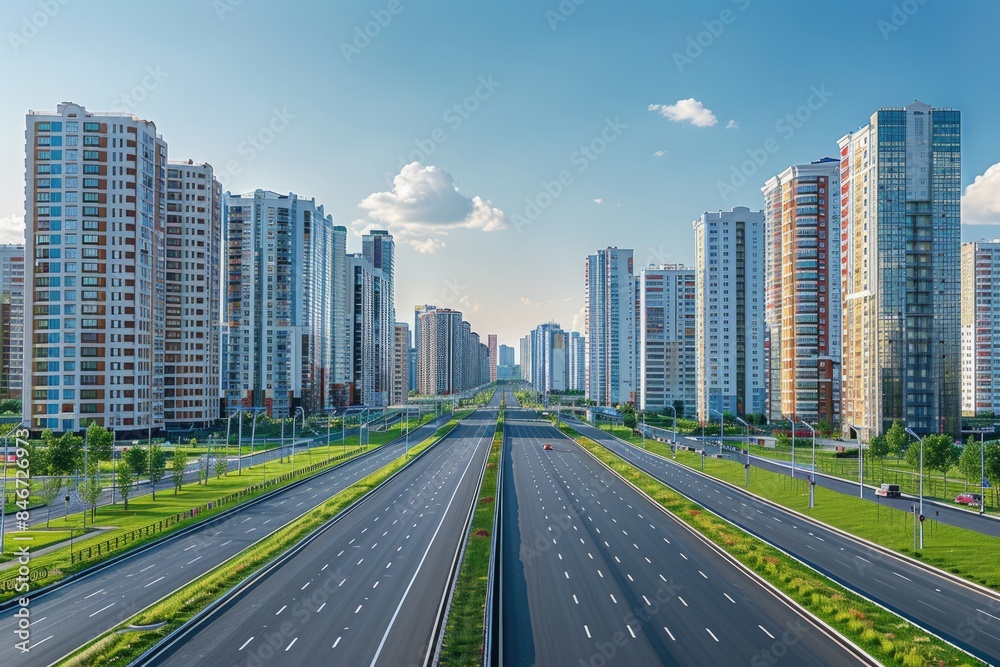 The roads in the city, the broad roads The roads in the city, the broad roads