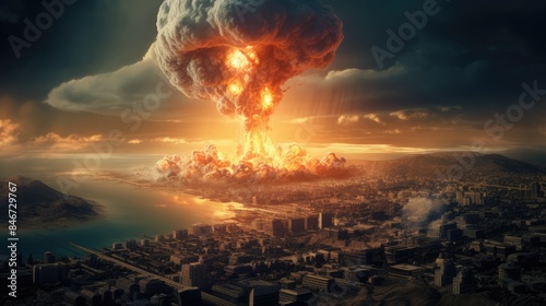 Wallpaper Mural fire in the sky Torontodigital.ca