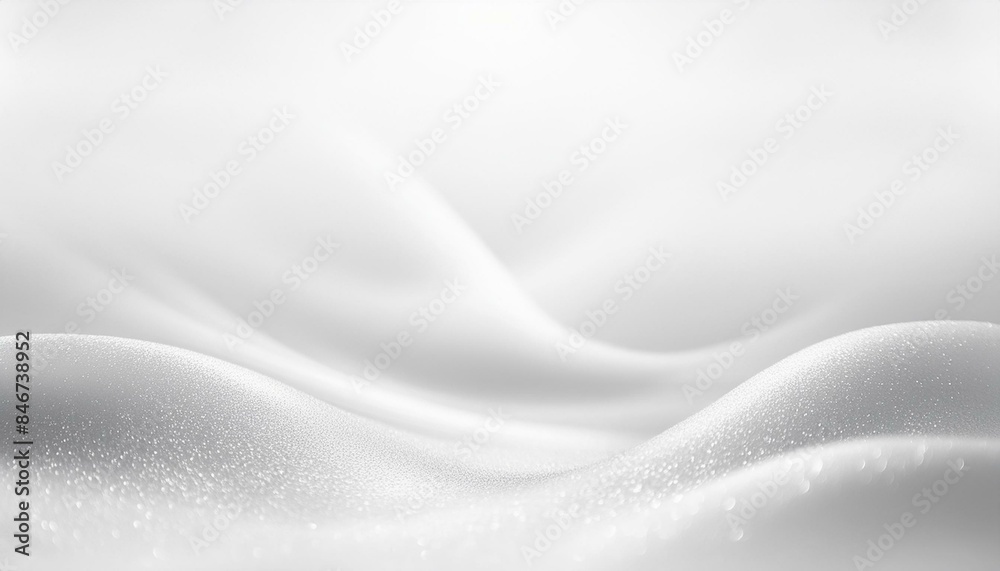 Gray and silver fabric arranged in delicate waves. Shiny, delicate, bright background Gray and silver fabric arranged in delicate waves. Shiny, delicate, bright background