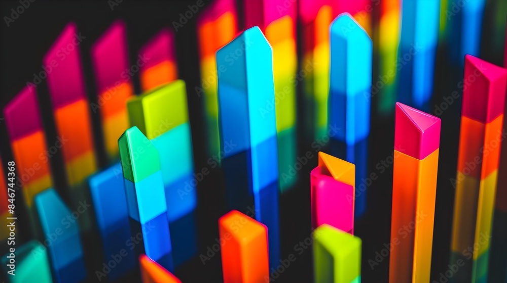 Mesmerizing Geometric Shapes and Vibrant Colors Create a Captivating Abstract Background Mesmerizing Geometric Shapes and Vibrant Colors Create a Captivating Abstract Background