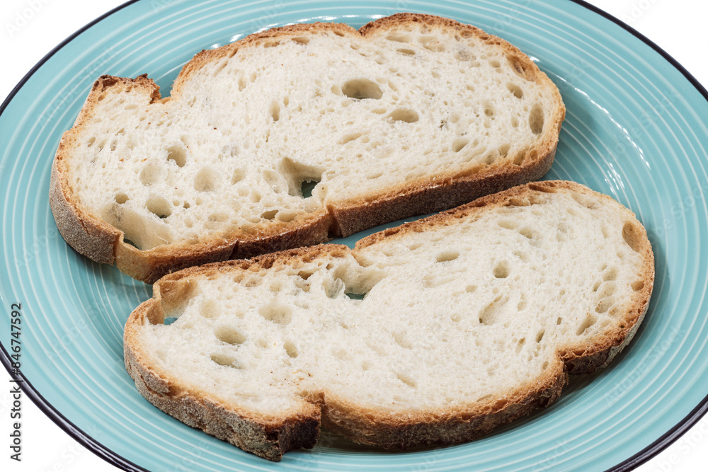 slices of Italian rustic soft wheat bread from Lazio region,fette di pane rustico di grano tenero Italiano della regione Lazio,close-up slices of Italian rustic soft wheat bread from Lazio region,fette di pane rustico di grano tenero Italiano della regione Lazio,close-up