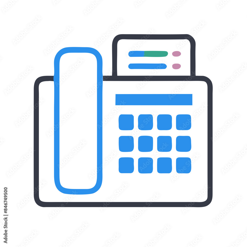 office phone communication telephone fax as a simple single icon logo vector illustration, isolated on transparent background office phone communication telephone fax as a simple single icon logo vector illustration, isolated on transparent background