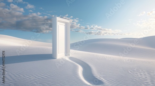 The Door in Desert