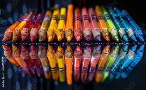 Rainbow Unwinding Pencils Set: A Collection of Over 20 Different Colored Pencils