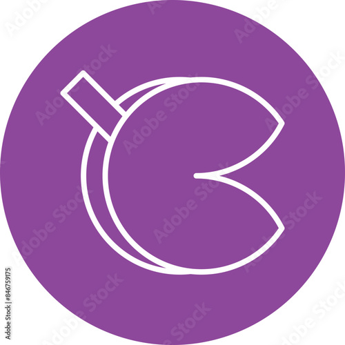 Fortune Teller line circle icon