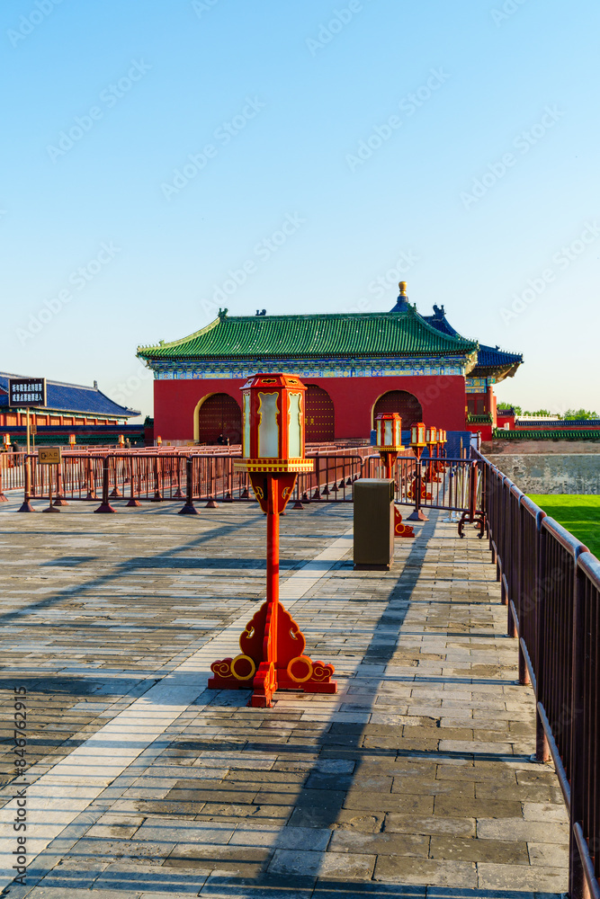Obraz premium Overlooking the main gate of Hall of Prayer for Good Harvest