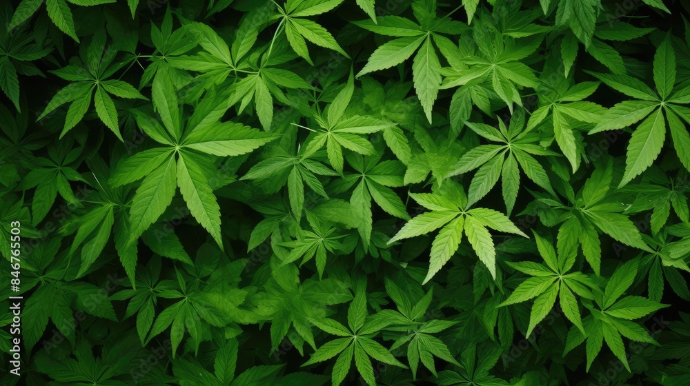 Fototapeta premium green leaves background