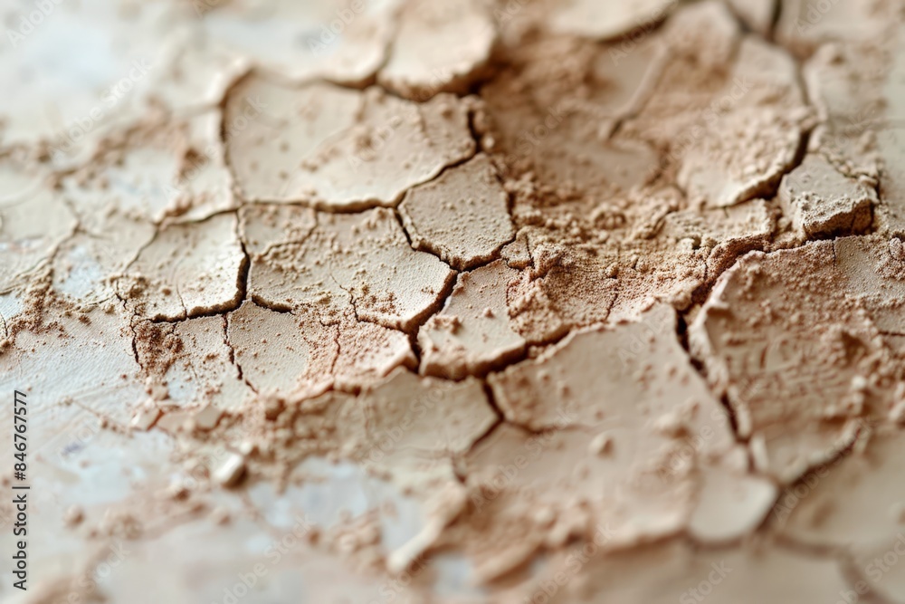 Fototapeta premium Cocoa Powder Texture on Rough Surface