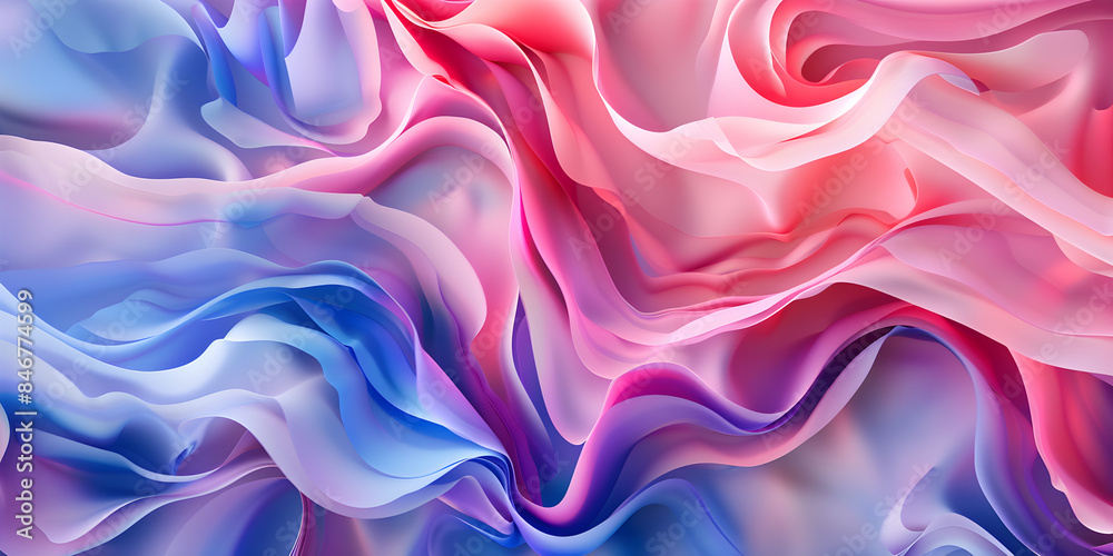 Obraz premium Abstract 3d digital background, lines, perspective, speed, for tech, data, audio, graphics