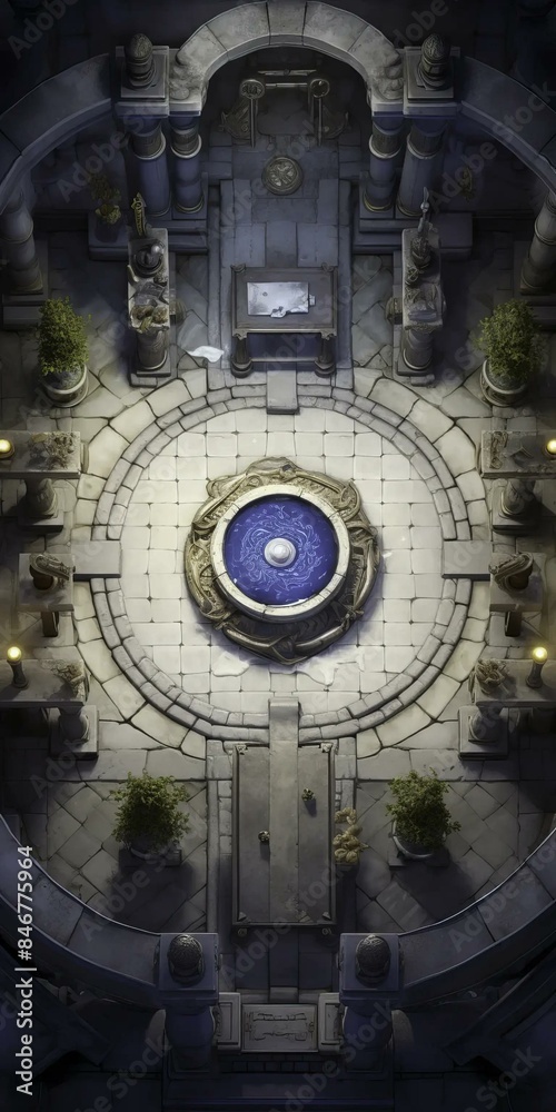 DnD Battlemap Seraphims Solace Shrine - Scenic Church Interior.
DnD Battlemap Seraphims Solace Shrine - Scenic Church Interior.