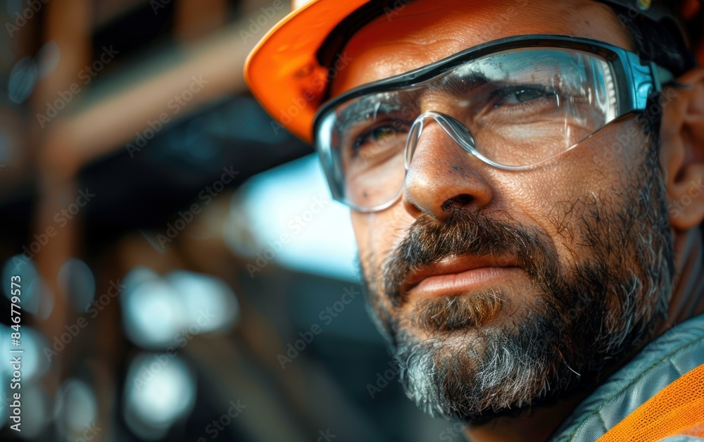 Portrait of a Construction Worker Portrait of a Construction Worker