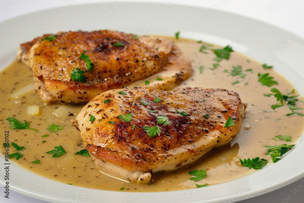 Savory Chicken Breast in Tarragon Pan Sauce Savory Chicken Breast in Tarragon Pan Sauce