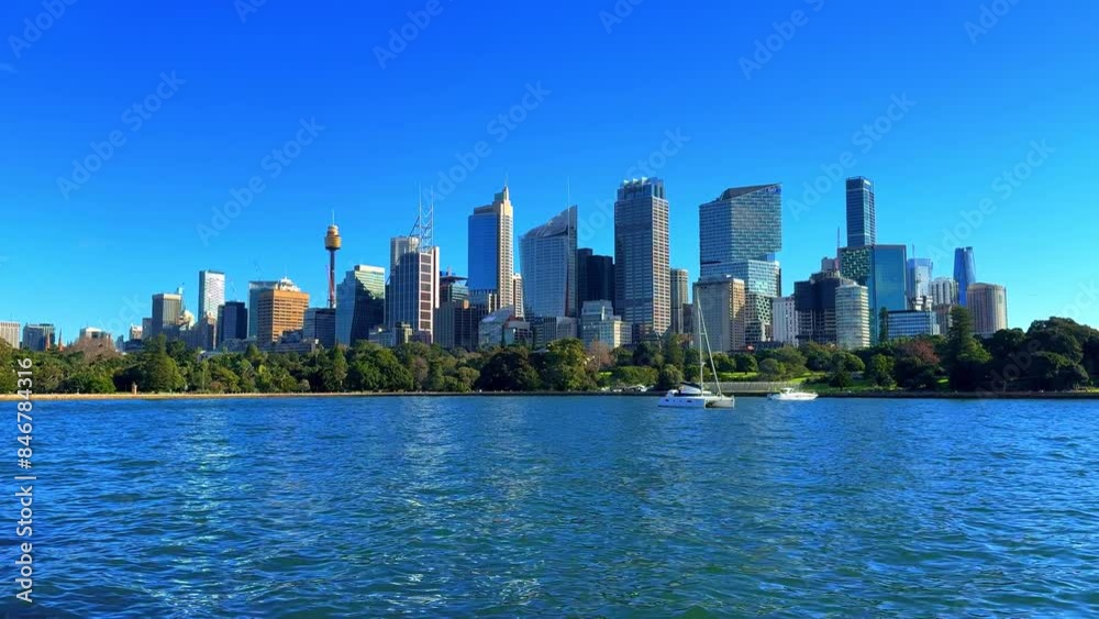 Sunday 9 June 2024 Sydney Harbour CBD Australia buildings office and residential apartments lining the coast Sunday 9 June 2024 Sydney Harbour CBD Australia buildings office and residential apartments lining the coast