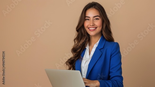 The Businesswoman with Laptop