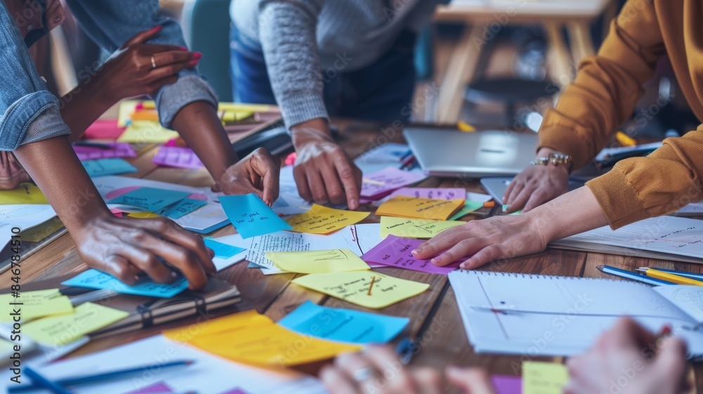 Obraz premium A collaborative brainstorming session