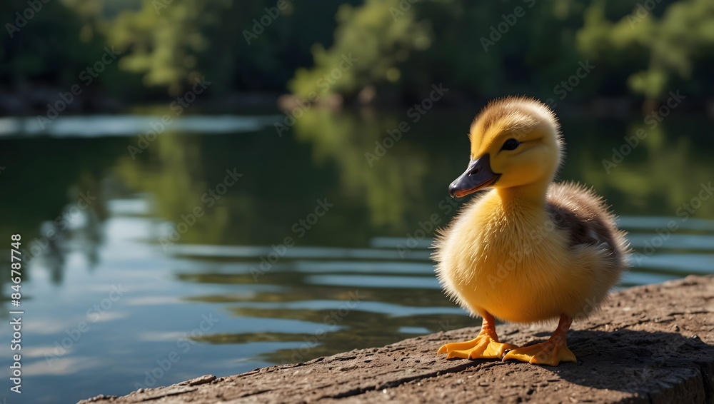 A children's story about a curious duckling's adventures exploring the vast expanse of a crystal-clear lake ai_generated A children's story about a curious duckling's adventures exploring the vast expanse of a crystal-clear lake ai_generated