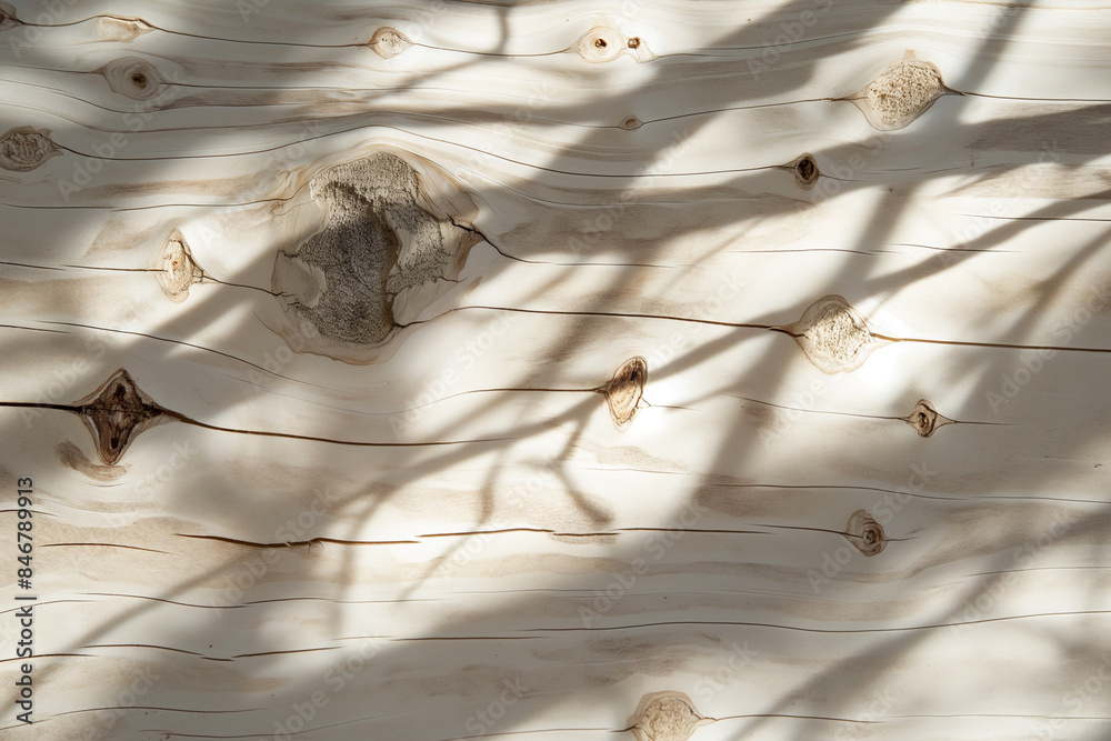 Natural birch wood surface, white bark pattern Natural birch wood surface, white bark pattern