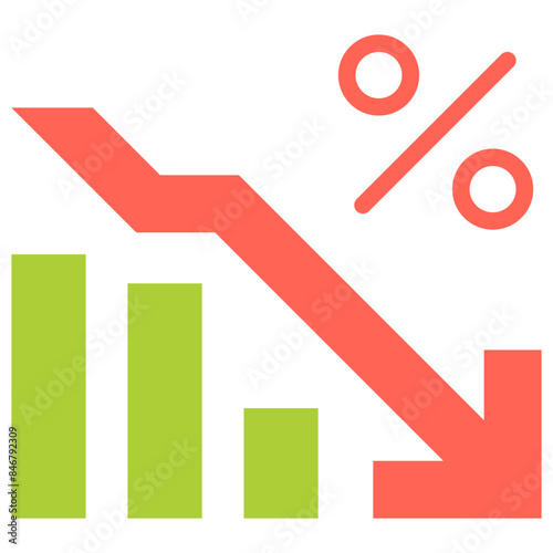 business risk flat icon