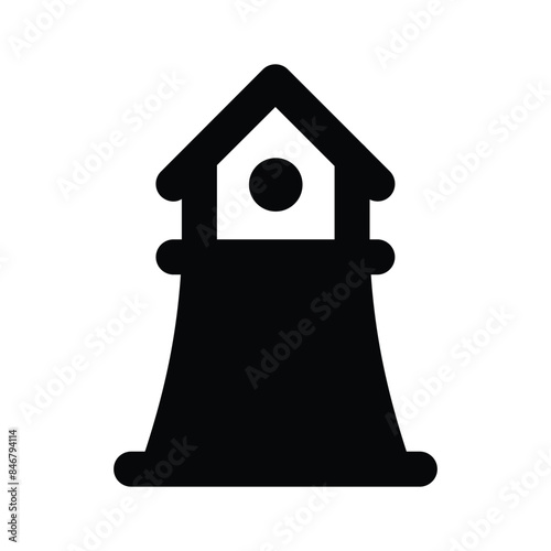 Well designed icon of lighthouse up for premium use