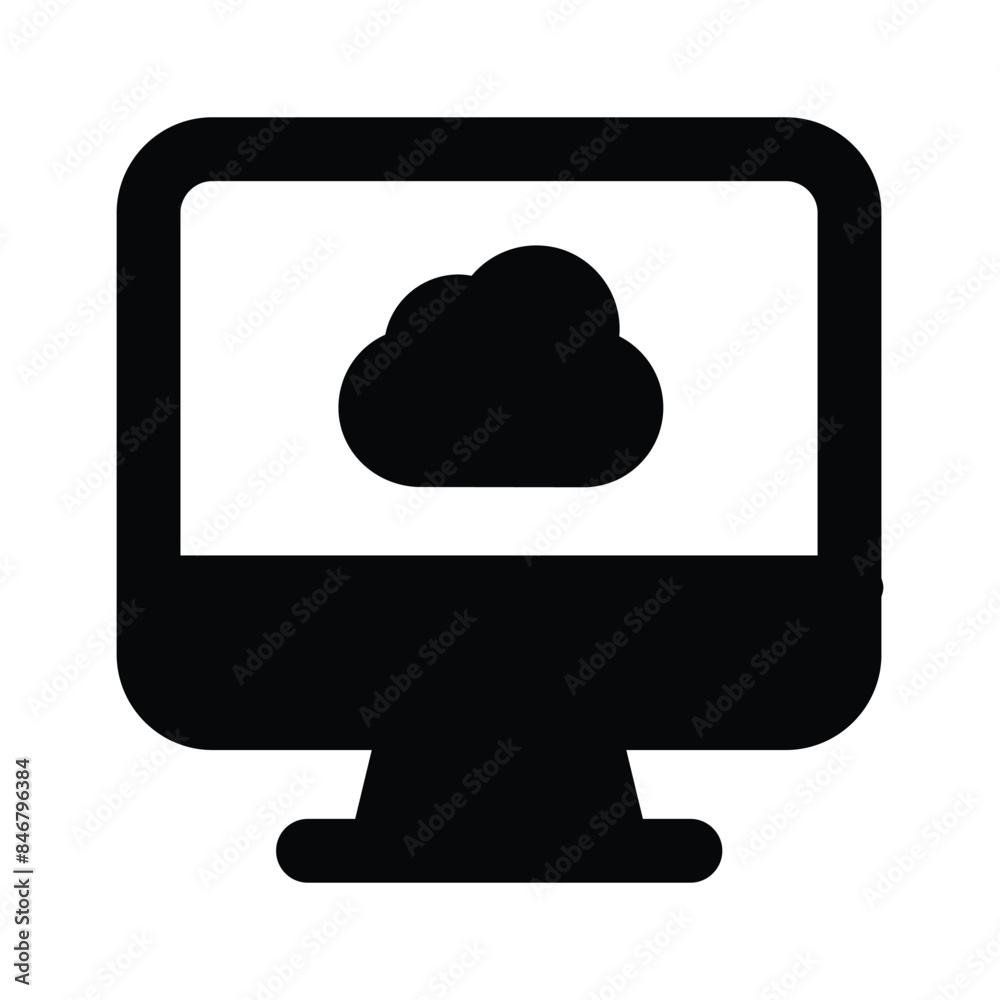 Get this amazing icon of cloud computing in trendy style Get this amazing icon of cloud computing in trendy style