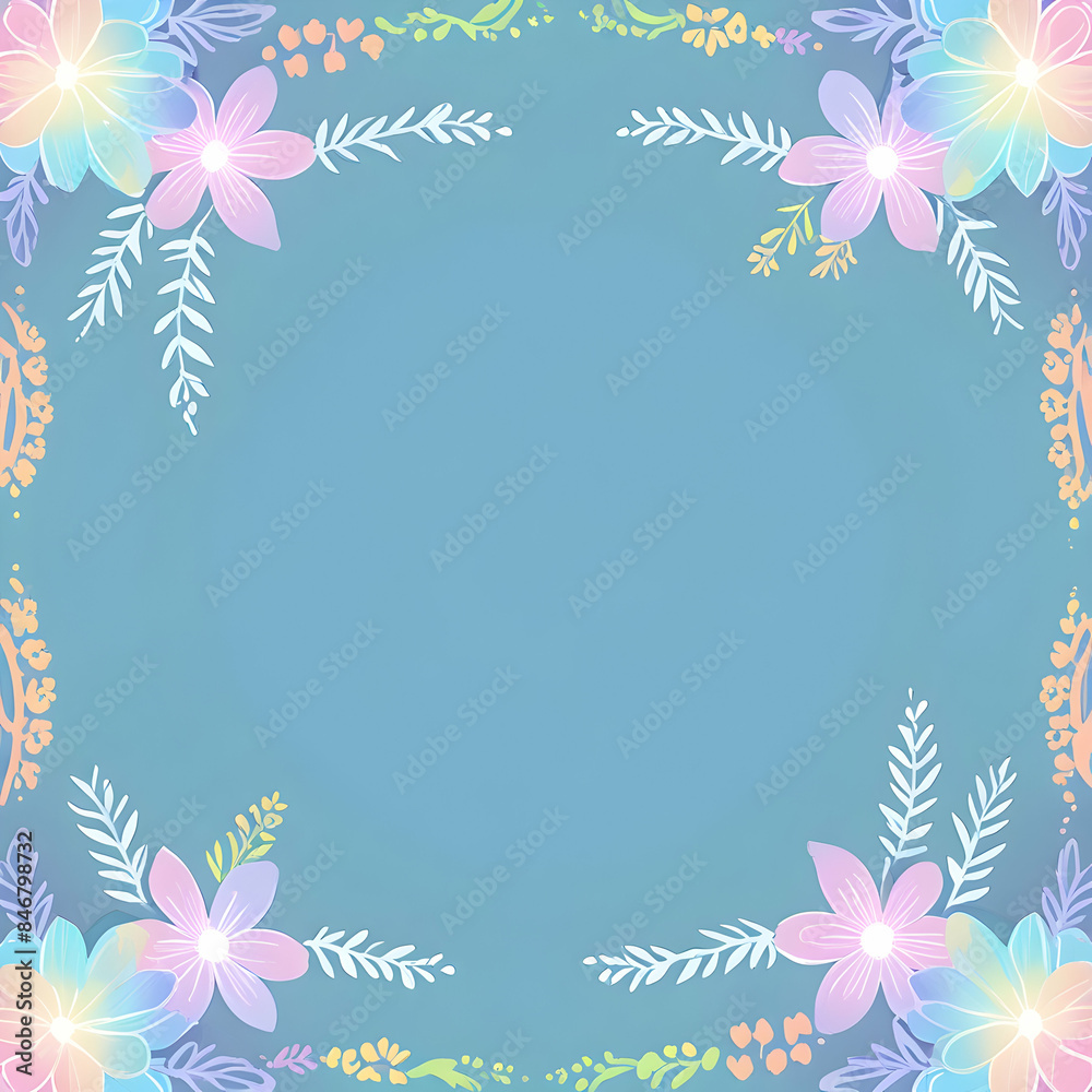 Obraz premium 꽃 틀