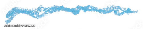 light blue pencil strokes isolated on transparent background