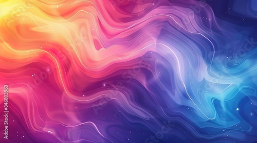 Dynamic 2D Wallpaper with Vibrant Grainy Gradients