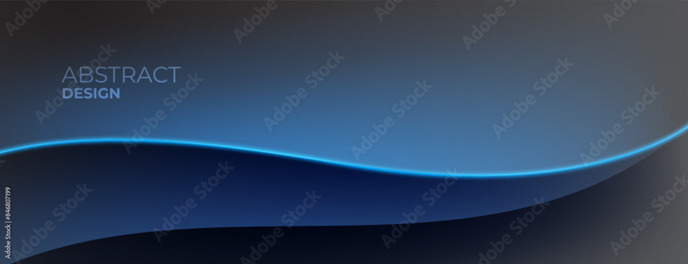 abstract blue wave neon light background with wavy lines abstract blue wave neon light background with wavy lines
