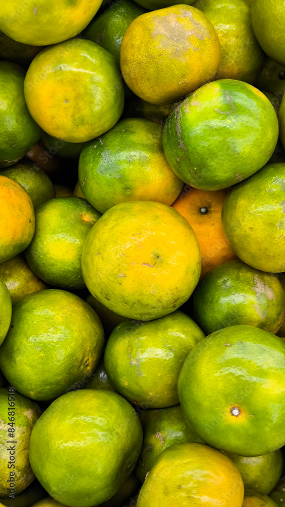 Oranges in the market for the background Oranges in the market for the background