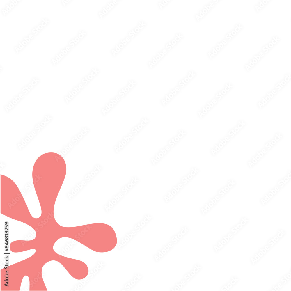 Aesthetic Coral Shapes Illustration Aesthetic Coral Shapes Illustration