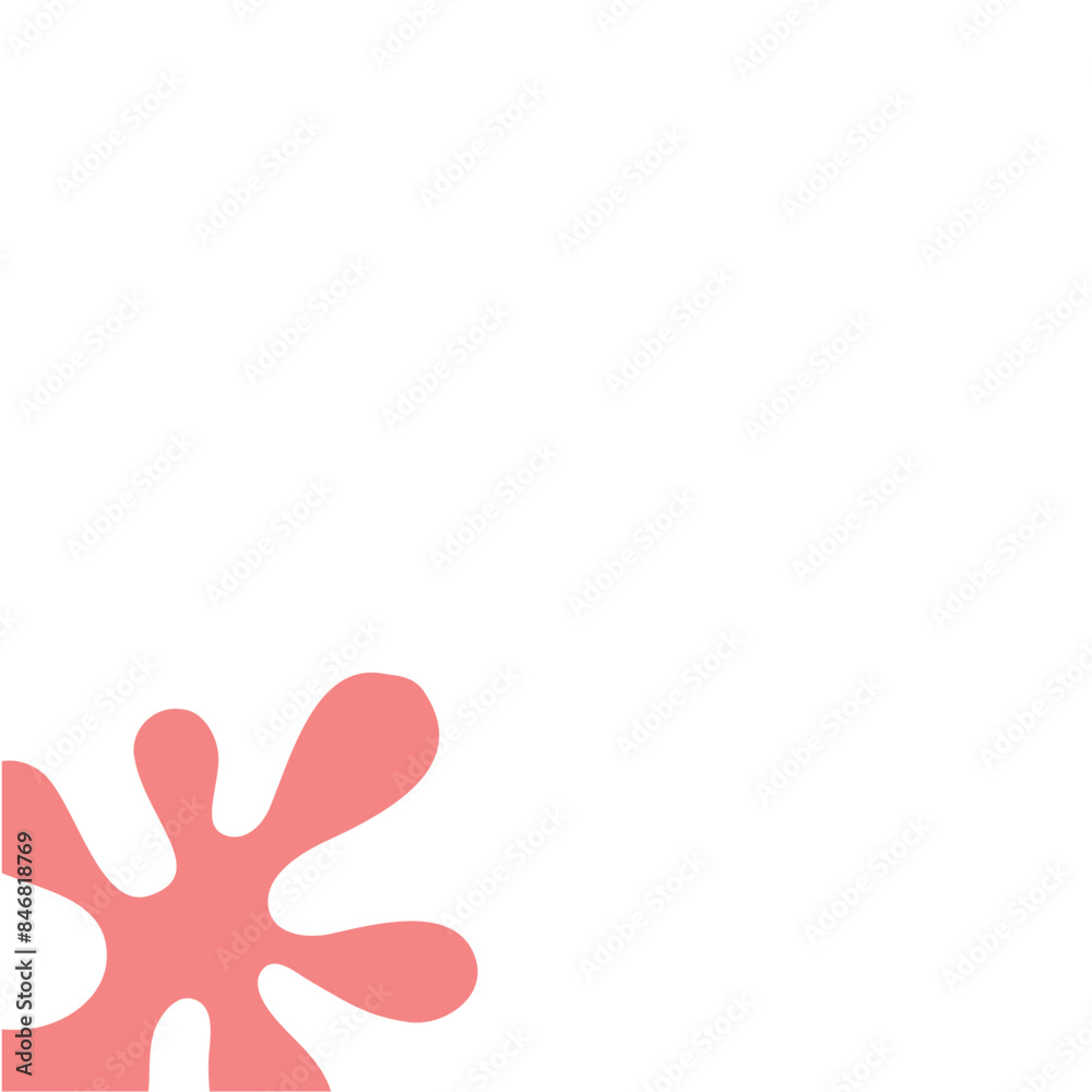 Aesthetic Coral Shapes Illustration Aesthetic Coral Shapes Illustration