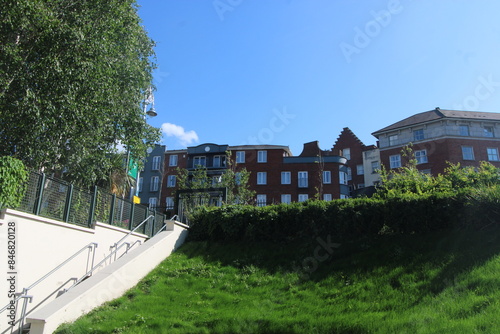 Photography view of the city of dublin