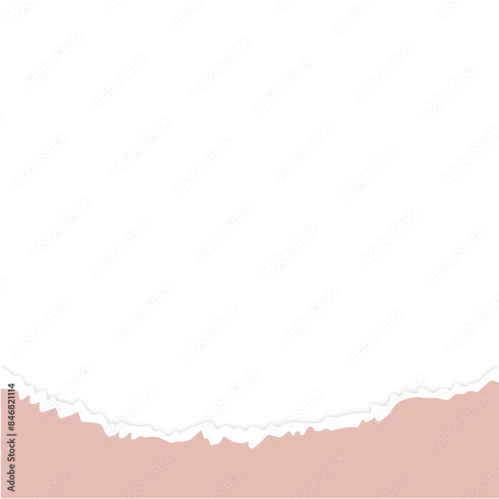 Obraz premium Torn Paper Footer