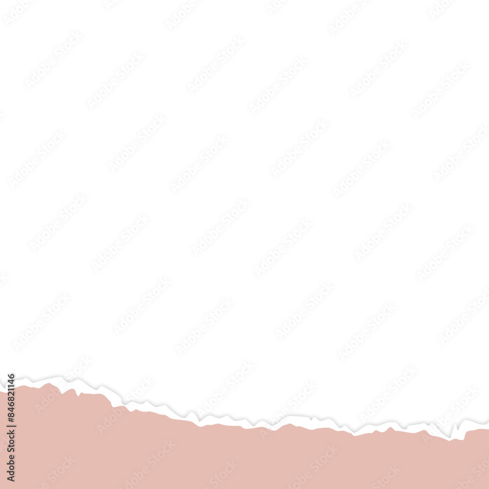 Obraz premium Torn Paper Footer