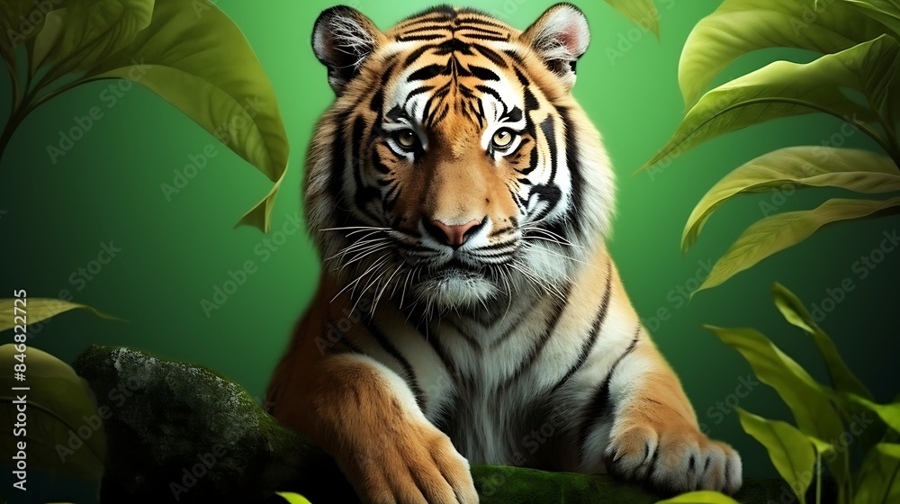 Fototapeta premium Wildlife international tiger day