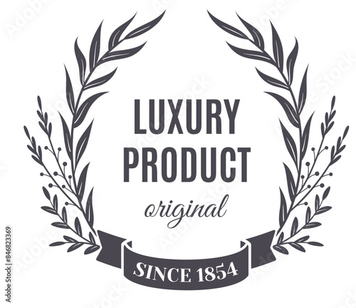 Label, Luxus - Vektor