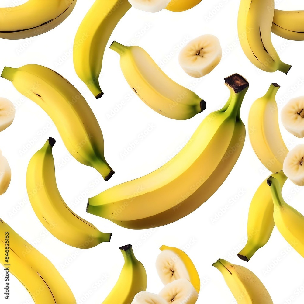 set of bananas isolated set of bananas isolated