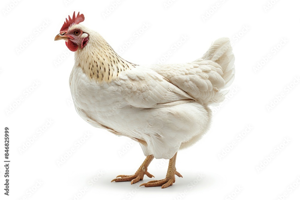 Fototapeta premium A chicken with a white background