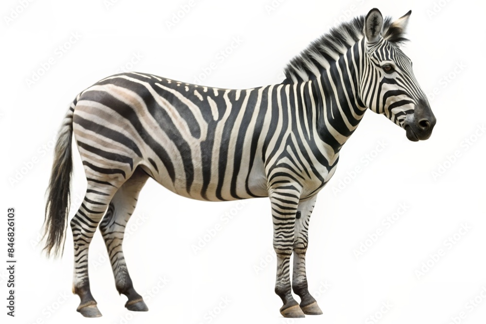 zebra isolated on white background zebra isolated on white background